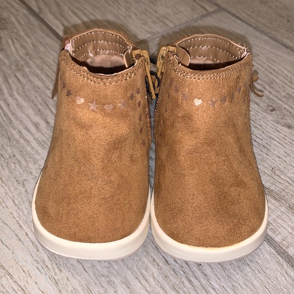 (Baby) New Wonder Nation Moccasin Boots with Side Zipper - Picture 2 of 8